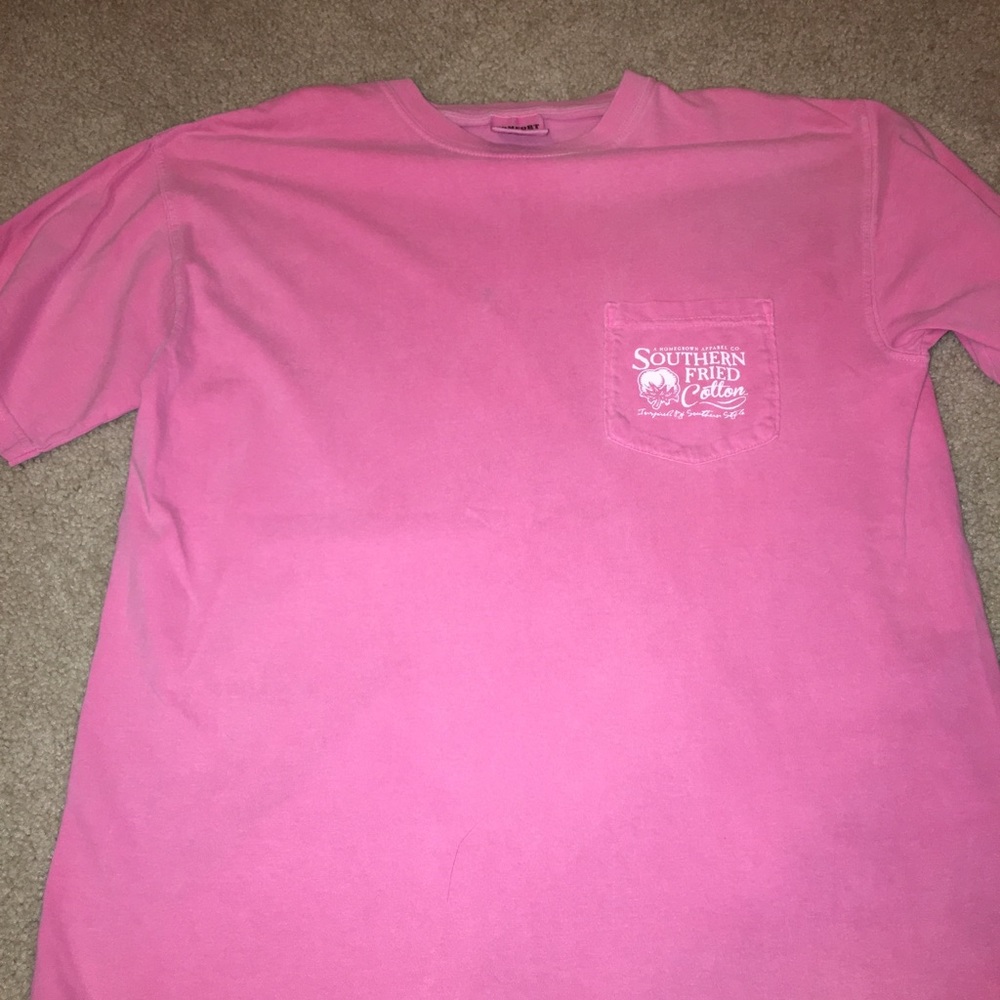 Pink Southern Fried Cotton Shirt